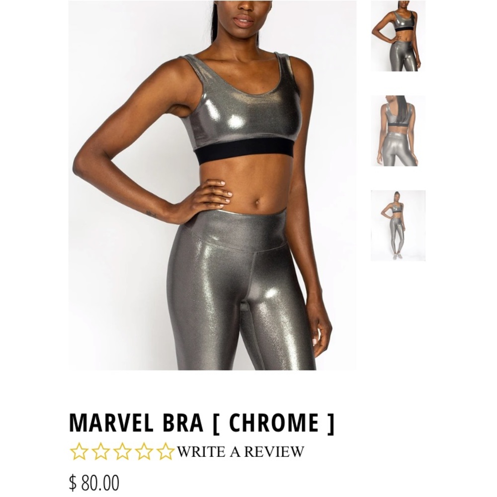 NWT HEROINE SPORT MARVEL SPORTS BRA SZ M